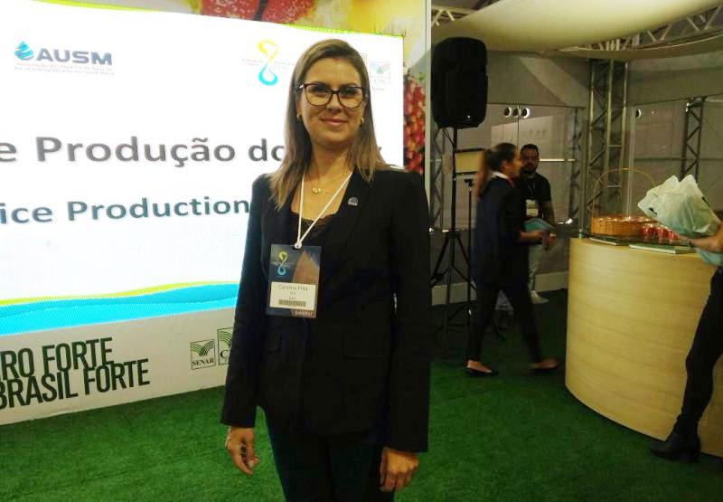 Nutricionista, Carolina Pitta no 8º Fórum Mundial da Água