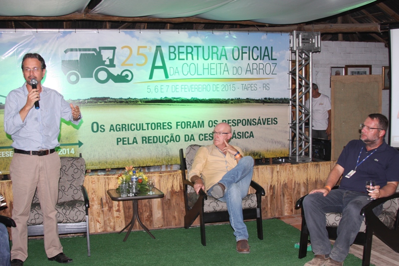Presidente do Irga participou como debatedor na palestra