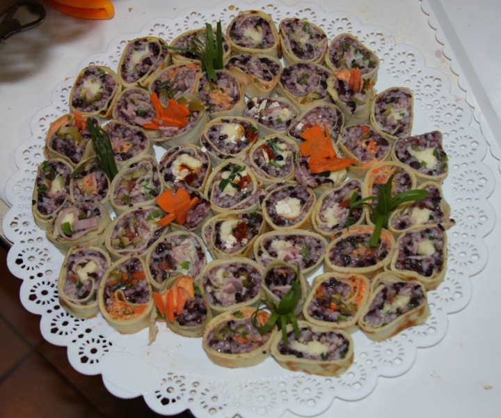 Prato preparado pela sushiwoman com arroz
