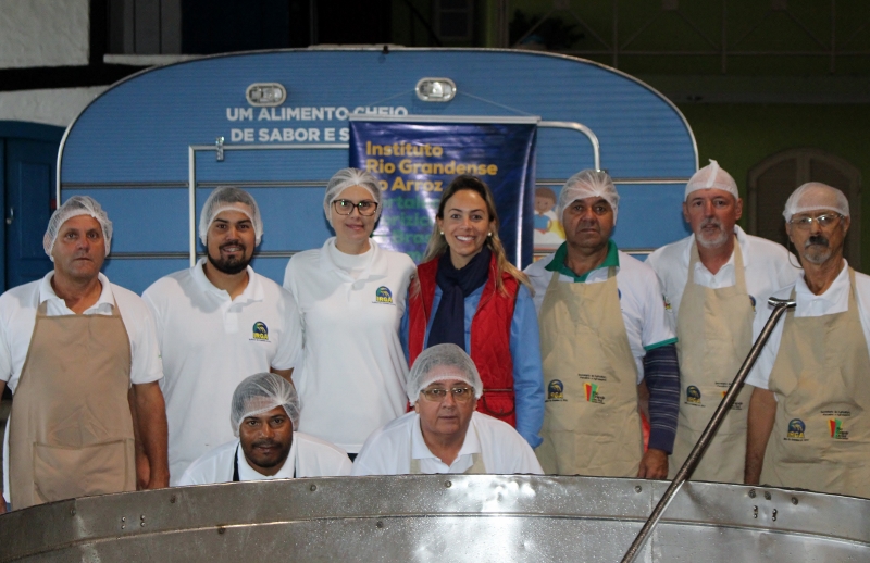 Equipe de gastronomia do Irga