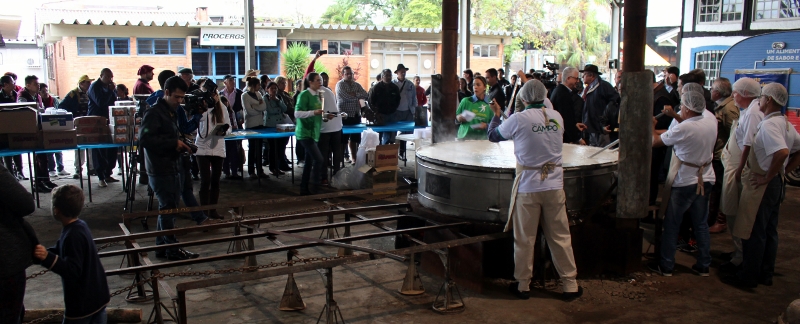 Visitantes da feira degustaram o arroz de leite