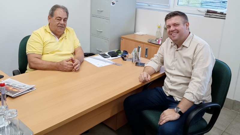 Visita do prefeito de Restinga Seca