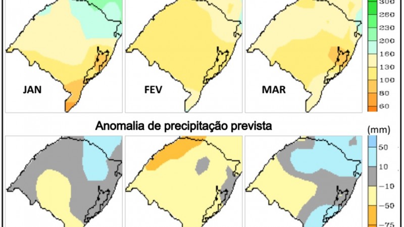 Precipitação pluvial total jan fev mar 2025