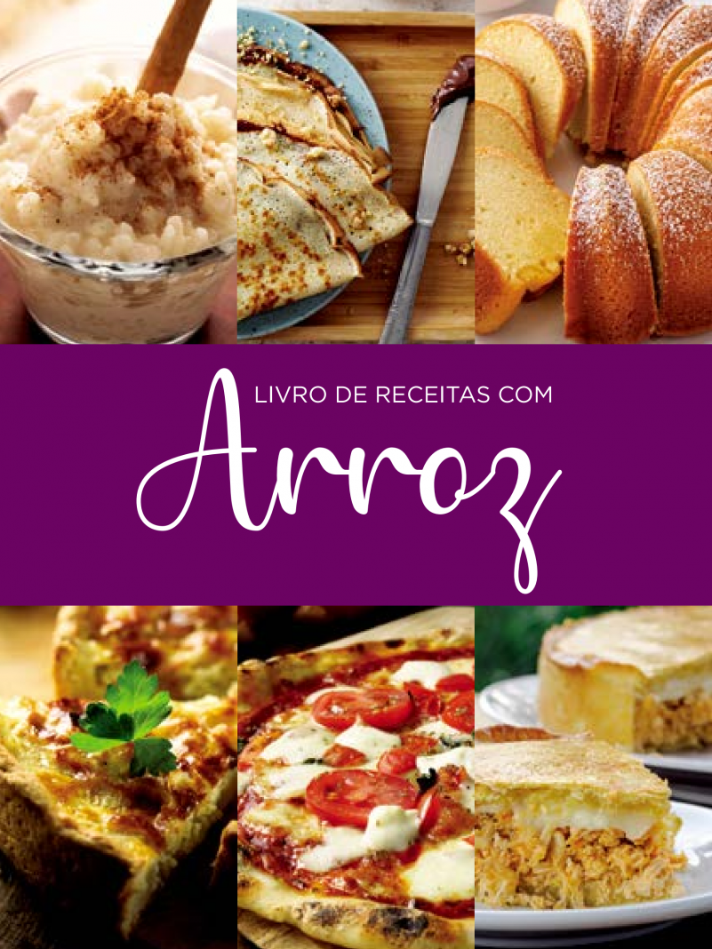 Capa - Livro de Receitas com Arroz