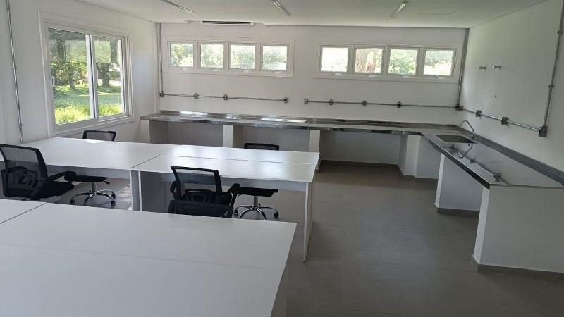 A nova estrutura foi projetada especificamente para atender às necessidades do laboratório