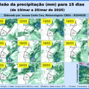 As temperaturas diminuíram bastante após a passagem da frente fria