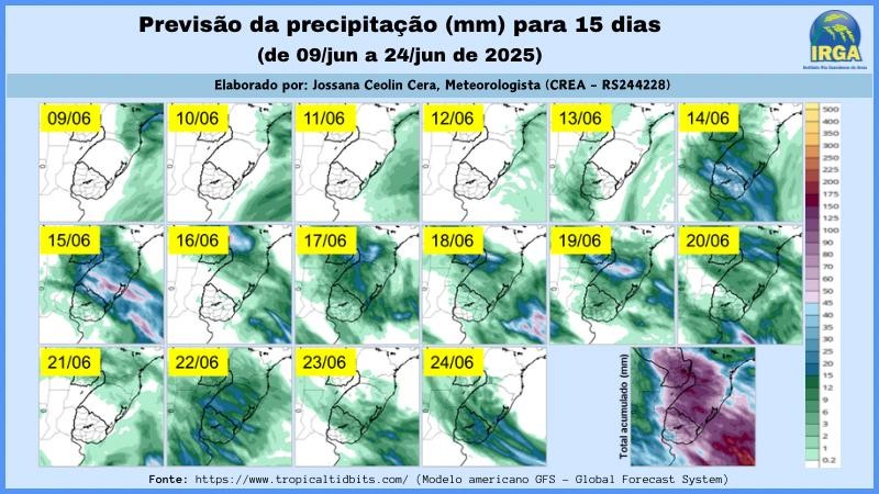 A massa de ar frio segue atuando sobre o RS, e será reforçada entre esta segunda e terça