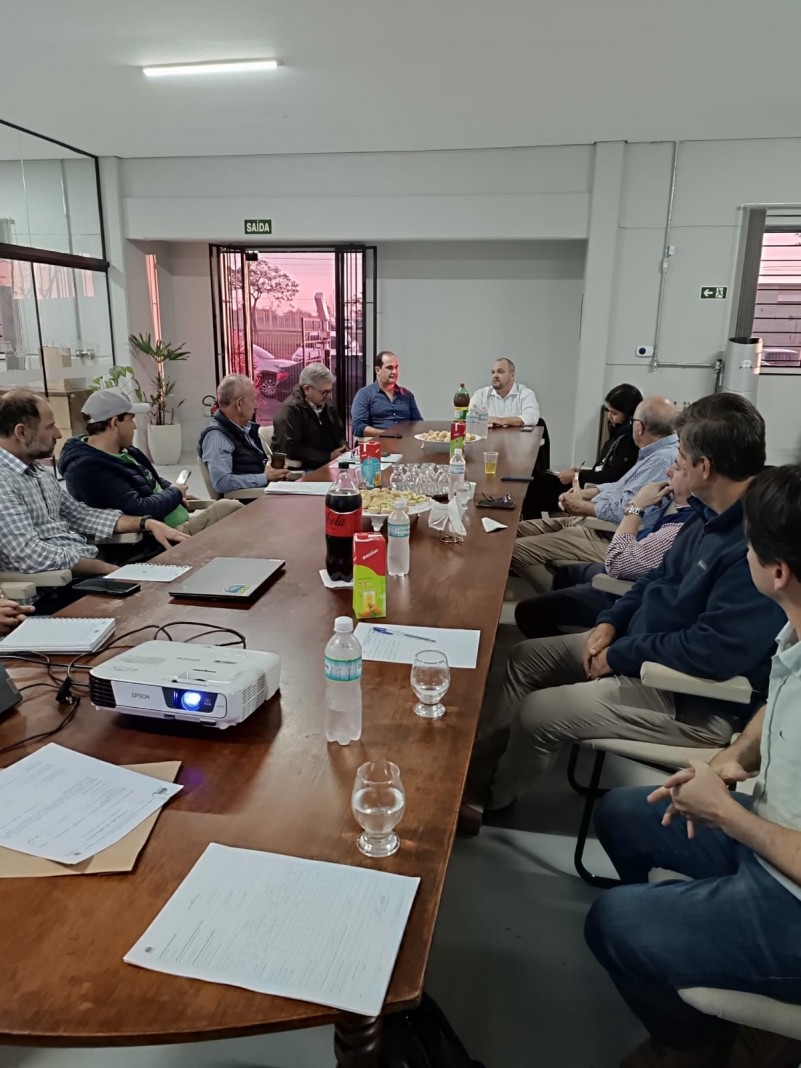 O encontro também contou com a presença dos conselheiros na região e teve como pauta principal o cenário atual da orizicultura