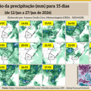 Mapa mostra como ser&aacute; o clima nos pr&oacute;ximos dias